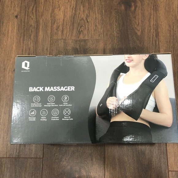 QTQ Productions Back Massager Bi Directional Heating Shiatsu Neck Back - Picture 5 of 6